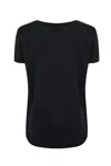 Max Mara Cortona Blouse In Silk Satin In Blue
