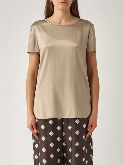 Max Mara Cortona Blouse In Oro