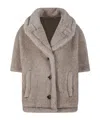 Max Mara Corvino4 Cape In Neutral