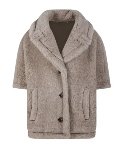 Max Mara Corvino4 Cape In Neutral