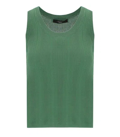 Max Mara Cose Green Top