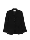 Max Mara Cosetta Buttoned Blazer In Blue