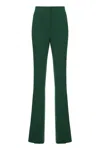 Max Mara Studio Cosmo Cady Trousers In Green