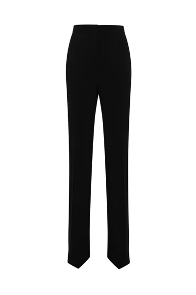 Max Mara Cosmo Cady Trousers In Nero