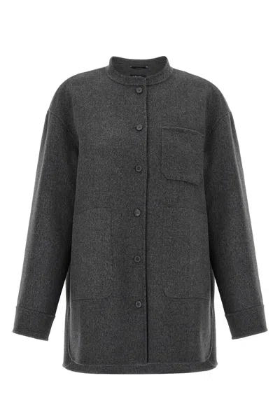 Max Mara 'costanza' Jacket In Gray