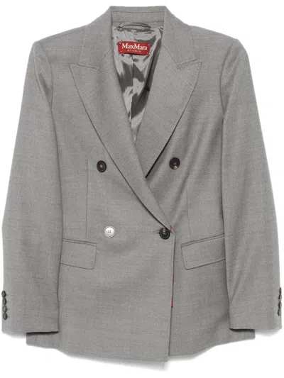 Max Mara Cottage Blazer In Grey