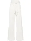 Max Mara Cotton And Silk Blend Trousers