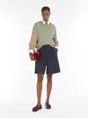 Max Mara Cotton And Wool Colourblock Sweater In Multicolour