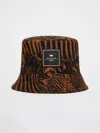 Max Mara Cotton Baseball Cap In Brown