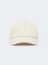 Max Mara Cotton Baseball Cap In White