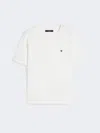 Max Mara Cotton Basic T-shirt In White