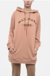 Max Mara Longline Hoodie With Drawstring And Ribbed Cuffs