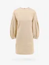 Max Mara Women Cotton Blend Dress With All-over Maxmaragram Motif