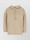 Max Mara Women Sand Cotton Blend Rally Sweatshirt In Neutrals