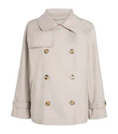 MAX MARA COTTON-BLEND TRENCH COAT