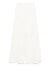 Max Mara White Cotton Blend Trousers