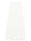 Max Mara White Cotton Blend Trousers