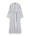 Max Mara Refined Midi Dress With Vertical Stripes