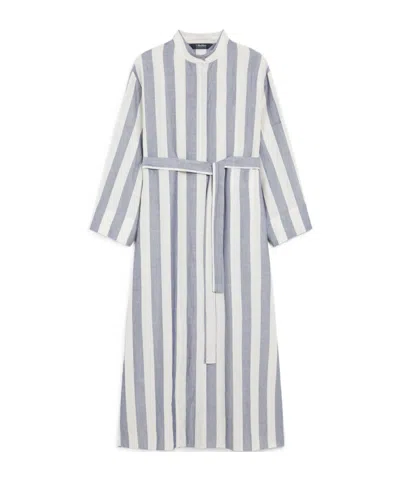 Max Mara Cotton Canvas And Ramie Shirt Dress