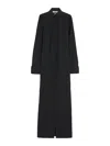 Max Mara Maxi Dress With Unique Cut-out In Black