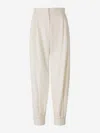 Max Mara Cotton Pleated Balloon-leg Trousers