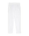 Max Mara Cotton Gabardine Casual Pants In White