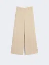Max Mara Cotton Gabardine Trousers In Neutral