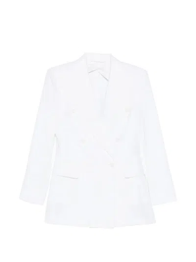 Max Mara Cotton Jacket In White