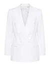 Max Mara Cotton Jacket In White