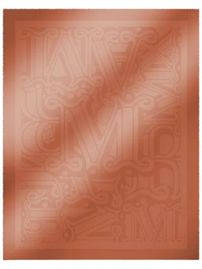 Max Mara Cotton Jacquard Shawl In Neutral