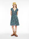 Max Mara Cotton Jersey Dress In Green