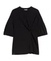 Max Mara Cotton Jersey T-shirt In Black
