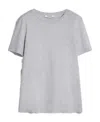Max Mara Cotton-jersey T-shirt In Gray