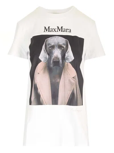 Max Mara Cotton Jersey T-shirt Tops White