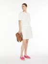 Max Mara Cotton Jersey T-shirt In White