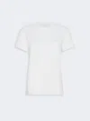 Max Mara Maxmara Mxmgiovane T Shirt With Monogram Logo In White