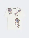 Max Mara Cotton Jersey T-shirt In White