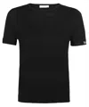 Max Mara Cotton Knit T-shirt In Black