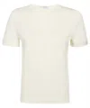 Max Mara Cotton Knit T-shirt In White