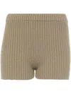 MAX MARA COTTON KNITTED SHORTS