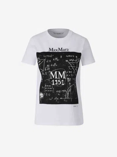 MAX MARA MAX MARA COTTON LOGO T-SHIRT