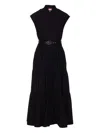 Max Mara Studio Sleeveless Belted Dress
