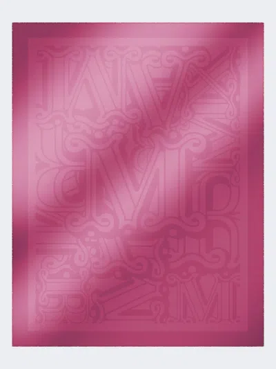 Max Mara Cotton, Modal And Cashmere Jacquard Shawl In Multi