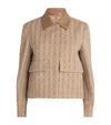Max Mara Long Sleeve Casual Jacket In Brown