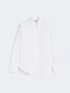 Max Mara Cotton Oxford Shirt In White
