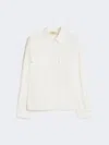 Max Mara Cotton Oxford Shirt In White