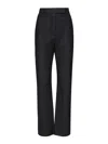 Max Mara Cotton Pants Cropped In Blue