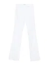 Max Mara Cotton Pants In White