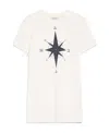 Max Mara Cotton Plain Knitted T-shirt In White