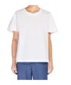 Max Mara Cotton Poplin Blouse In White